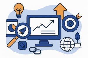 Illustration marketing digital