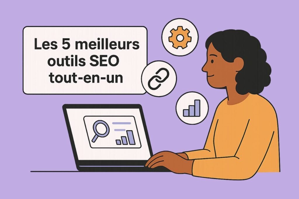 Consultante SEO présentant les meilleurs outils SEO tout-en-un